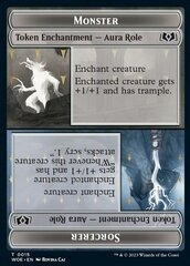 Monster Role / Sorcerer Role // Royal Role / Young Hero Role Double-Sided Token